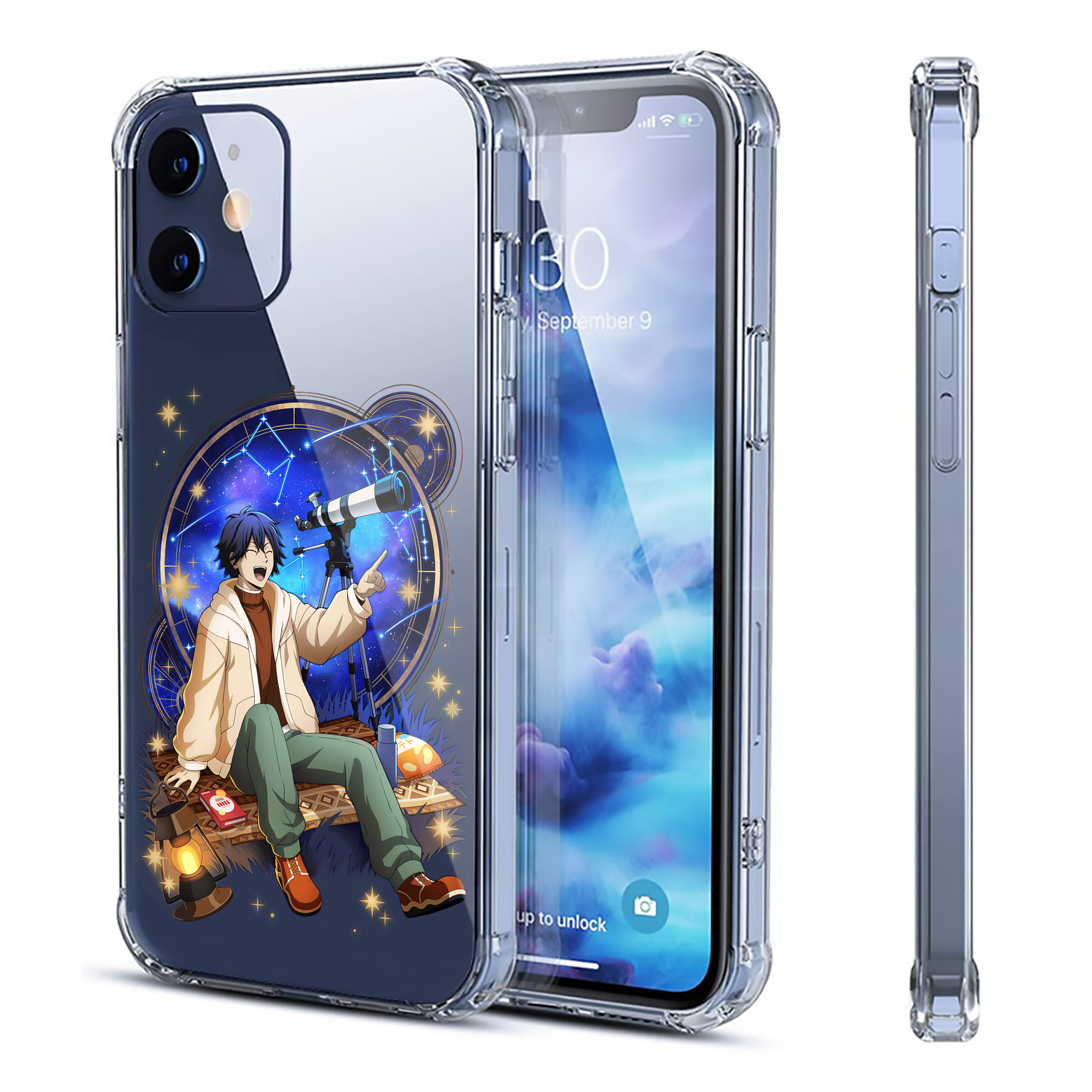 （画像用） 文豪ストレイドッグス Bungo Stray Dogs 【iPhone 12シリーズ対応】透明スマホケース（クリアソフトケース）